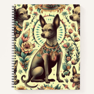 Cuaderno Xoloitzcuintle de época