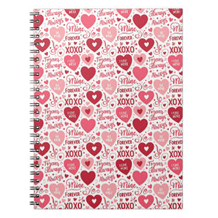 Cuaderno XOXO & Siempre Mía Rosa Rojo