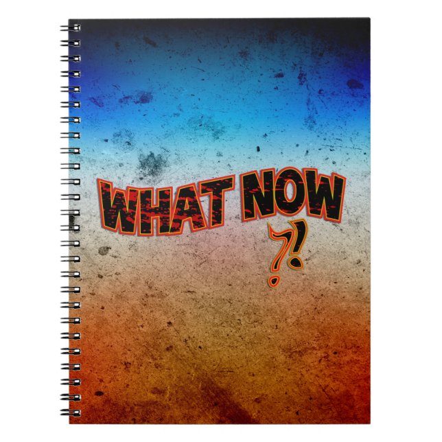 Cuaderno ¡¿Y ahora qué?! (Frente)