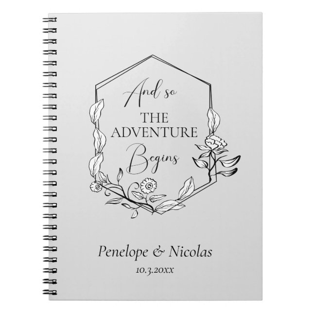 Cuaderno Y Así La Aventura Comienza La Planificación Boda (Frente)