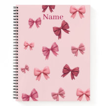 Cuaderno y Diario Espiral de Nombre Personalizado