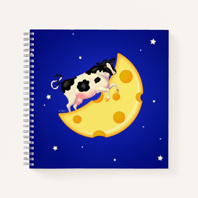 Cuaderno Y la vaca saltó sobre la luna de queso  (Anverso)