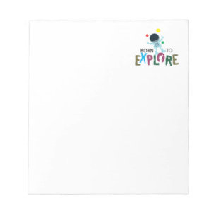 Cuaderno y papelería de astronauta adorable Born t