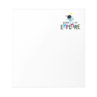 Cuaderno y papelería de astronauta adorable Born t