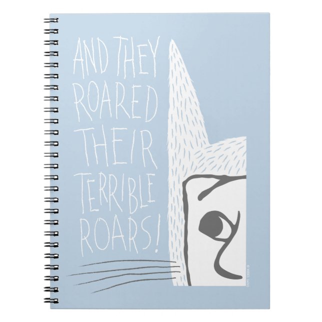 Cuaderno ¡Y rugieron sus terribles rugidos! (Frente)