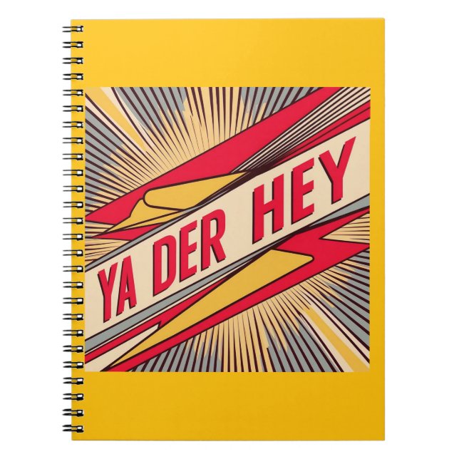 Cuaderno Ya Der Hey (jerga de Wisconsin) (Frente)