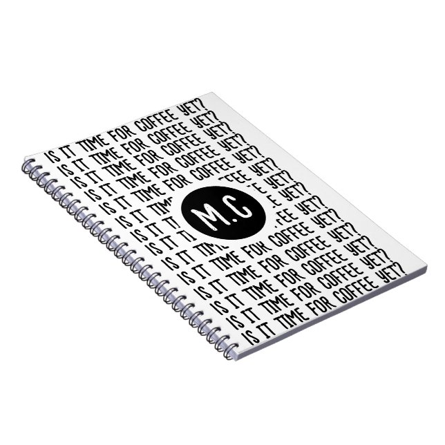 Cuaderno ¿Ya es hora de CAFÉ? (Lado Derecho)