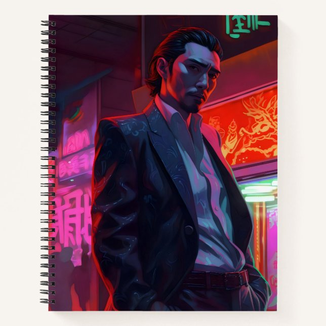 Cuaderno Yakuza Ciudad Neon  (Anverso)