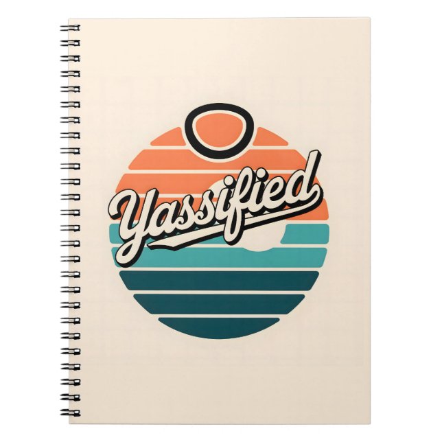 Cuaderno Yassified Retro Sunset (Frente)