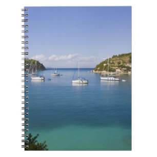 Cuaderno Yates anclados, Lakka, Paxos, Grecia