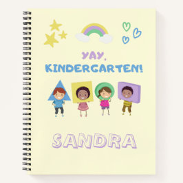 Cuaderno ¡Yay Kindergarten! Menores sin diferencias de géne