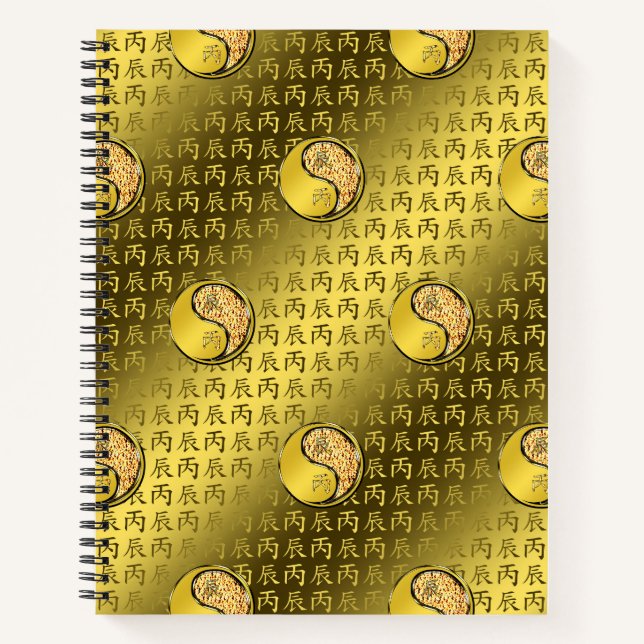 Cuaderno Year of the Fire Dragon (Anverso)