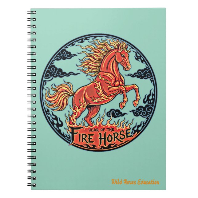 Cuaderno Year of the Fire Horse Notebook 2 (Frente)