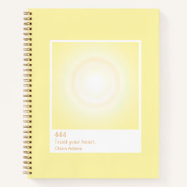 Cuaderno Yellow Aura Swatch Angel Number Notebook
