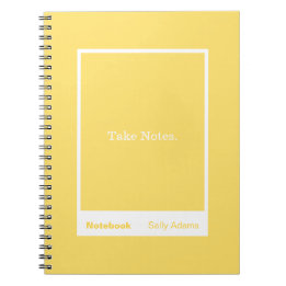 Cuaderno Yellow Block Quote Classic Notebook