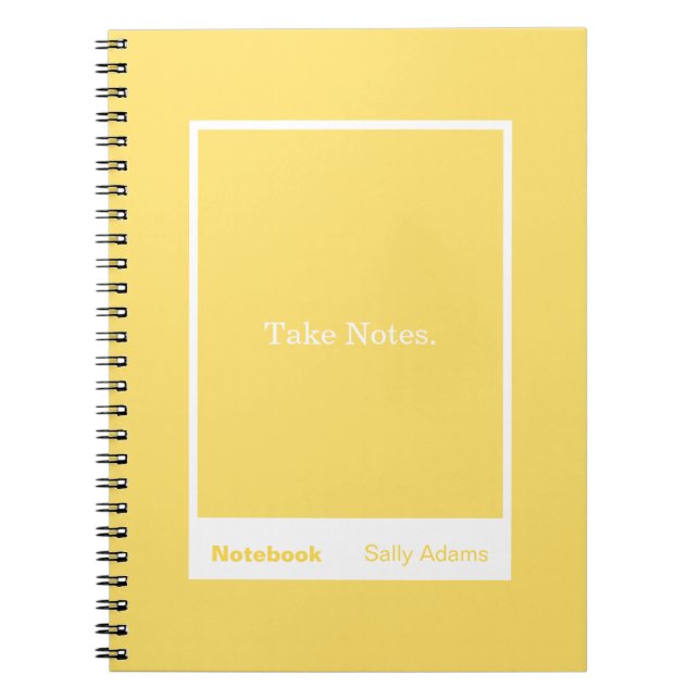 Cuaderno Yellow Block Quote Classic Notebook (Frente)