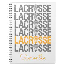Yellow Distressed Lacrosse Word