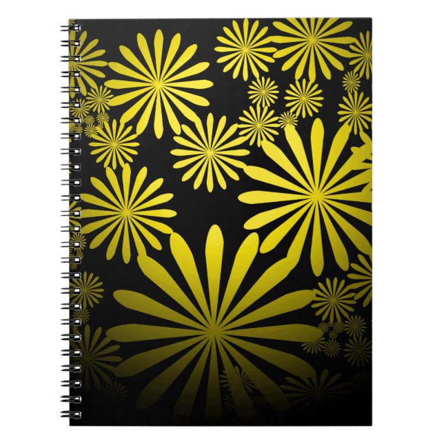 Cuaderno  Yellow Fireworks (Frente)