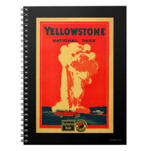 Cuaderno Yellowstone, poster fiel viejo de la publicidad