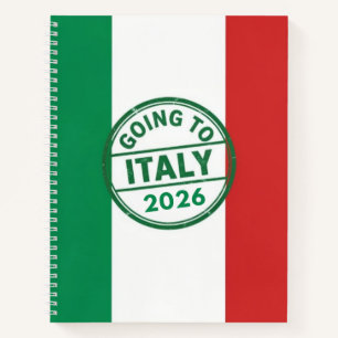 Cuaderno Yendo a Italia 2026