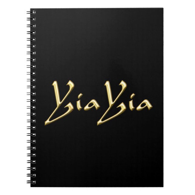 Cuaderno YiaYia (Frente)