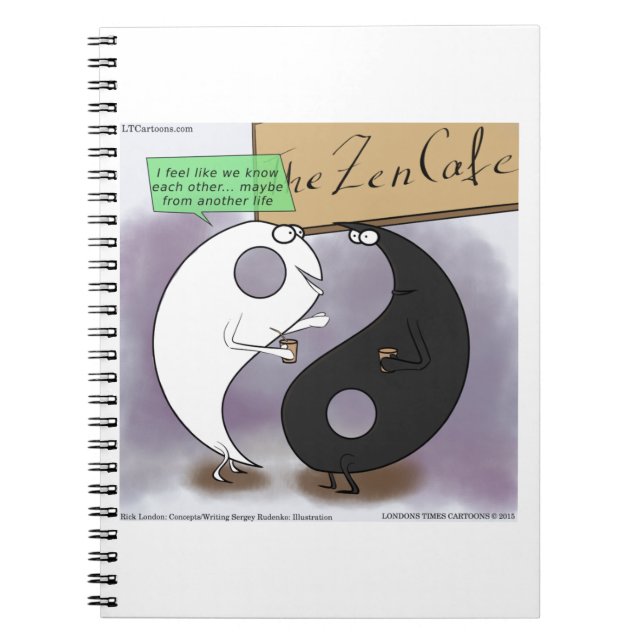 Cuaderno Yin Conoce a Yang Zen Divertido (Frente)