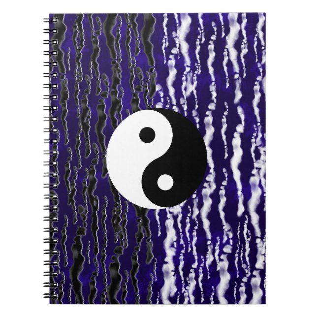 Cuaderno Yin Yang Blue Tranquilidad Zen Energy Dream Journa (Frente)