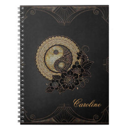 Cuaderno Yin yang el símbolo que representa el equilibrio
