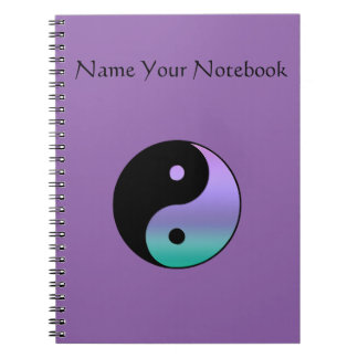 Cuaderno Yin-Yang personalizó el cuaderno,