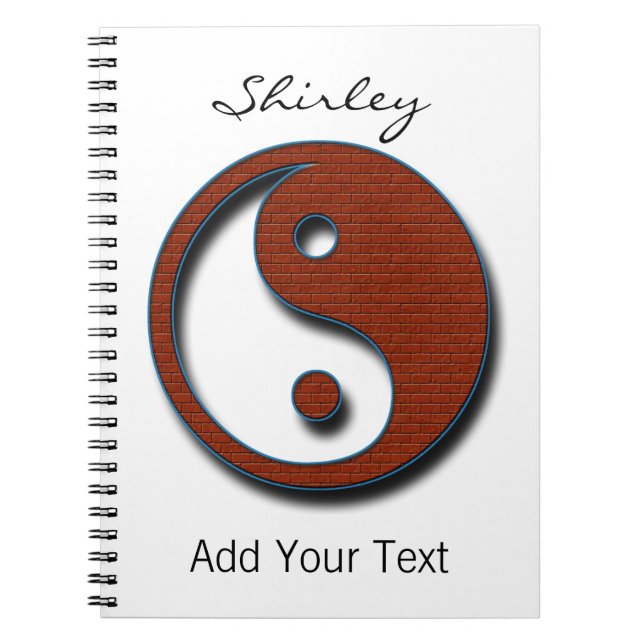 Cuaderno Yin Yang por Shirley Taylor (Frente)