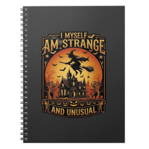 Cuaderno Yo mismo soy una bruja extraña e inusual de Hallow