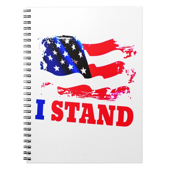 Cuaderno YO PONGO Bandera Americana (Frente)