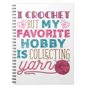 Cuaderno Yo salto pero mi Hobby favorito coleccionando yarn