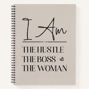 Cuaderno Yo Soy El Hustle, El Jefe, La Mujer Divertida