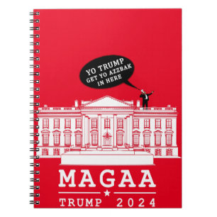 Cuaderno YO TRUMP 2024 MAGA de nuevo