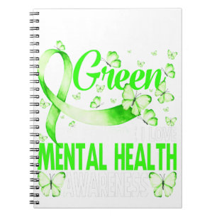 Cuaderno Yo Uso Green Para Concienciar Sobre La Salud Menta