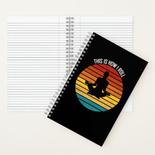 Cuaderno Yoga Así Es Como Rueda Amante Divertido Hobby