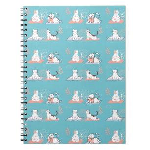 Cuaderno Yoga Cats Lotus