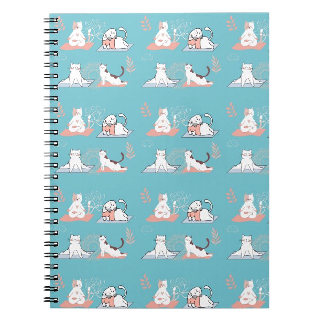 Cuaderno Yoga Cats Lotus (Frente)
