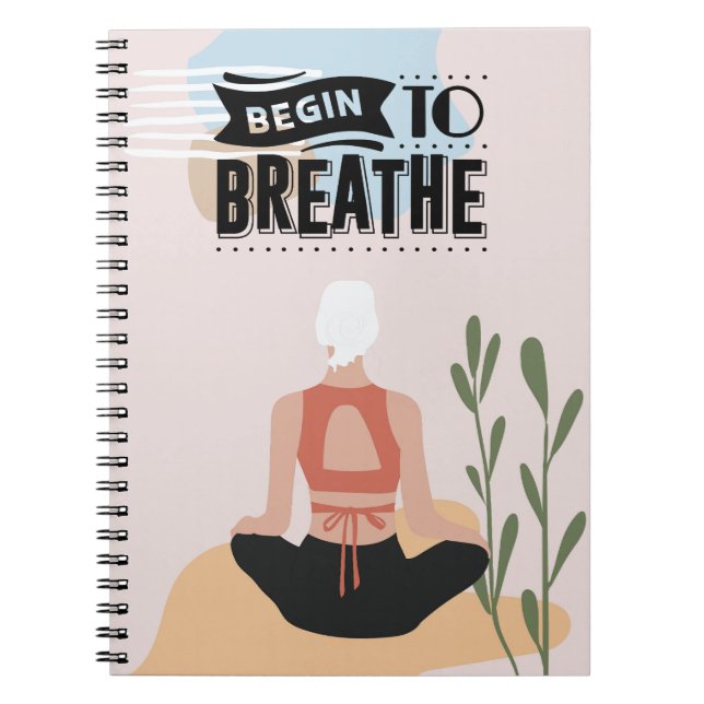 Cuaderno Yoga, comienza a respirar (Frente)