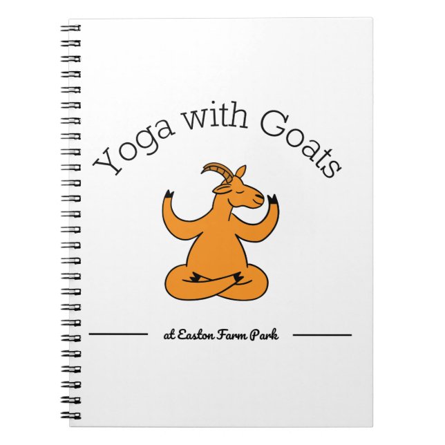 Cuaderno Yoga con cabras (Frente)