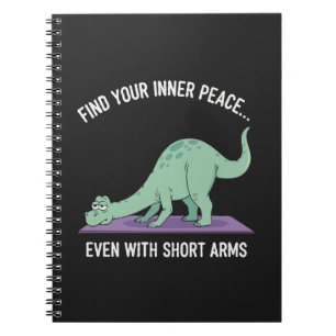 Cuaderno Yoga Divertido de Dinosaurios: Encuentra Tu Paz In