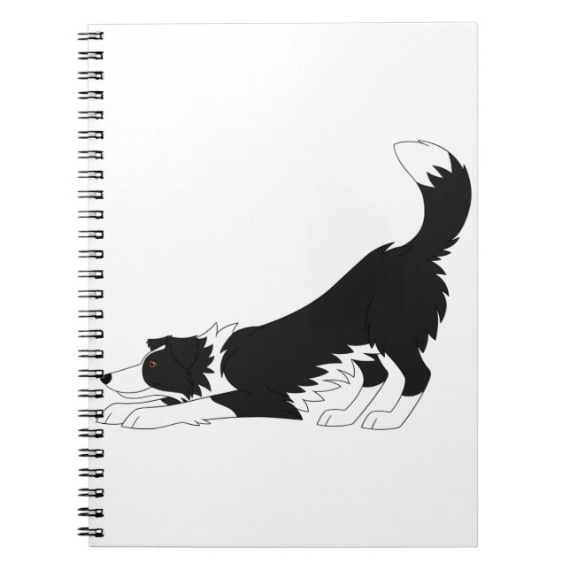 Cuaderno Yoga en blanco y negro (Frente)