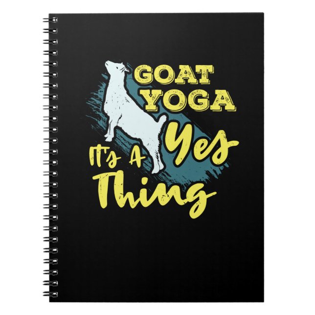 Cuaderno Yoga Goat Goatyoga (Frente)