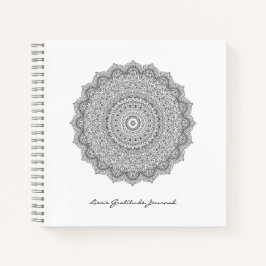 Cuaderno Yoga Meditación Gratitud Mandala Journal
