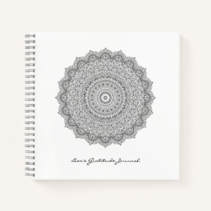Cuaderno Yoga Meditación Gratitud Mandala Journal