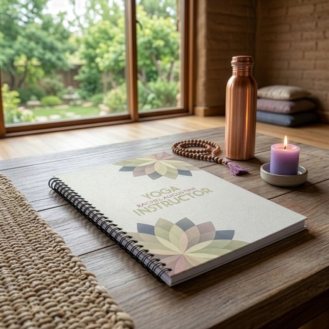 Cuaderno YOGA Studio Instructor de Meditación colorido Mand (Subido por el creador)