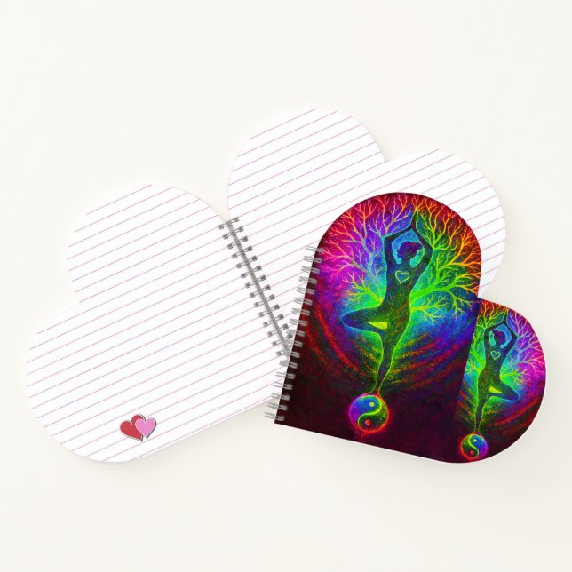 Cuaderno Yoga Yin Yang Rainbow (Interior)