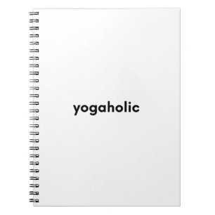 Cuaderno Yogaholic-Yoga-Meditación-Namaste-Fitness-Yogi-Zen