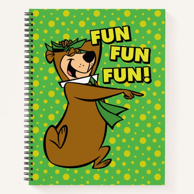 Cuaderno Yogi Bear Fun Fun Fun (Anverso)